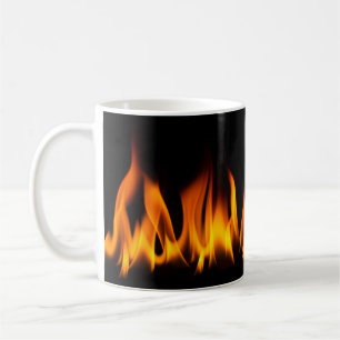 Taza De Café Hermoso Fuego