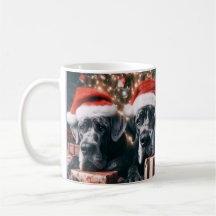 Hermoso gran dane Navidades arte