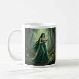 Taza De Café Hermoso Hada de Esmeralda Mayo