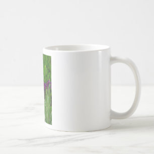 Taza De Café Hermoso Iris Morado