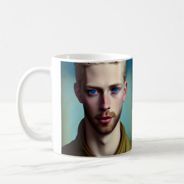 Taza De Café Hermoso Mug Masculino Fantasy (Izquierda)