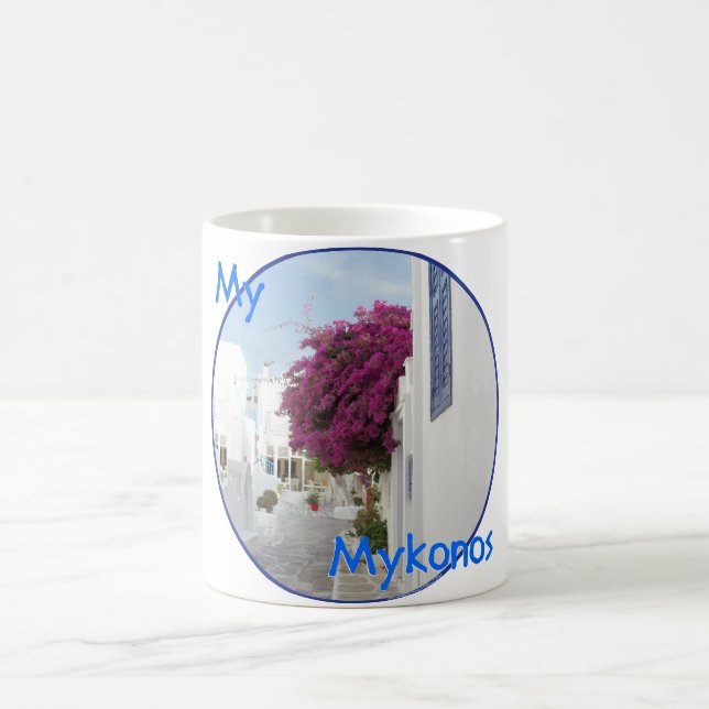 Taza De Café Hermoso Mykonos (Centro)