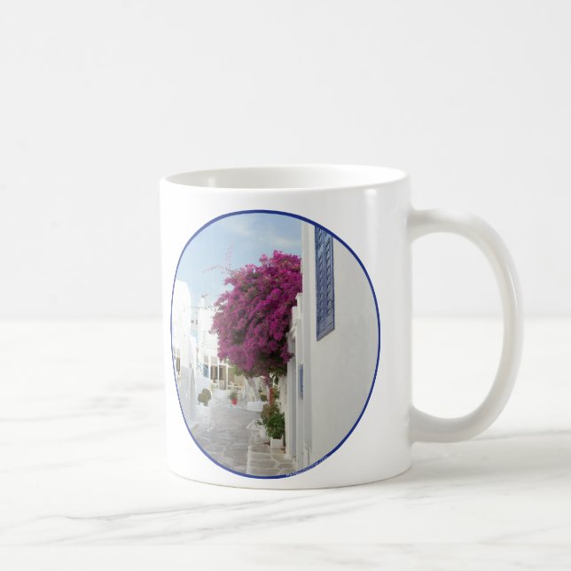 Taza De Café Hermoso Mykonos (Derecha)