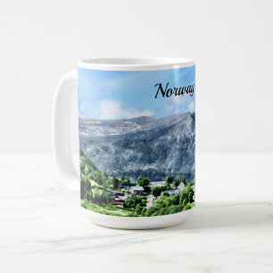 Taza De Café Hermoso Noruega,