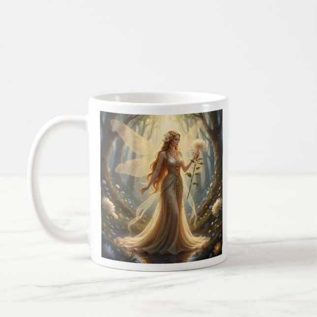 Taza De Café Hermoso Noviembre Fairy Topaz (Izquierda)