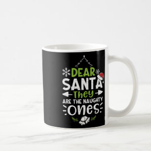 Taza De Café Hermoso O Agradable Querido Papá Noel Son Los Rato