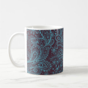 Taza De Café Hermoso ornamento inmaculado