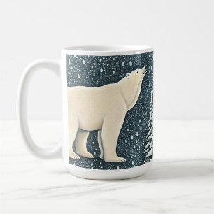 Taza De Café Hermoso oso polar ártico