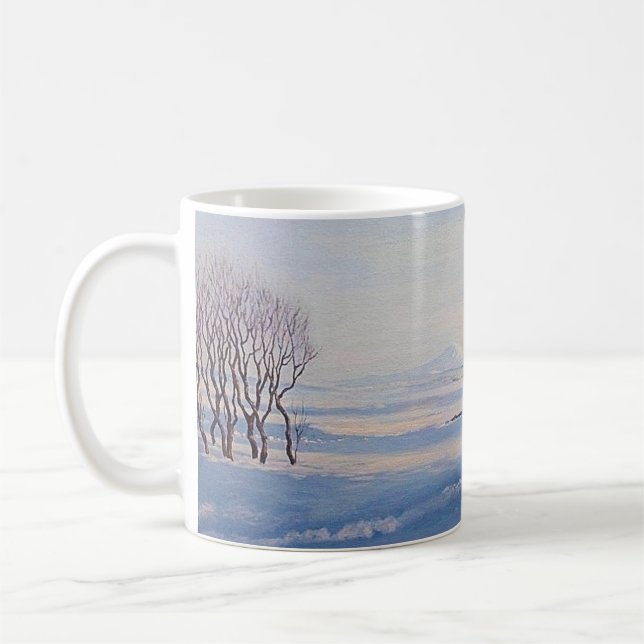 Taza De Café Hermoso paisaje de invierno de Islandia paisaje de (Izquierda)