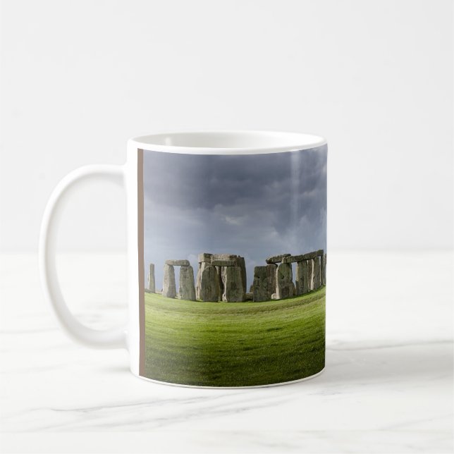 Taza De Café Hermoso paisaje exterior Stonehenge Coffee Mug (Izquierda)