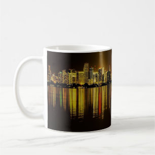 Taza De Café Hermoso paisaje panorámico de Miami
