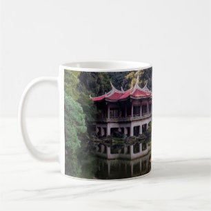 Taza De Café Hermoso Parque Jardín Tokio Japón