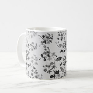 Taza De Café Hermoso patrón floral sin costuras nomeolvides azu