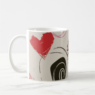 Taza De Café Hermoso resumen del café esgrimido