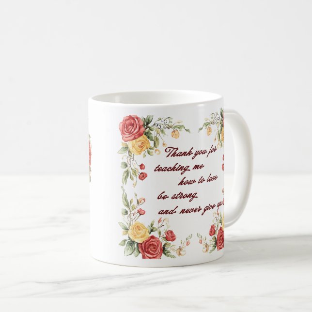 Taza De Café Hermoso Sentimiento para Mamá Envoltura (Anverso derecho)