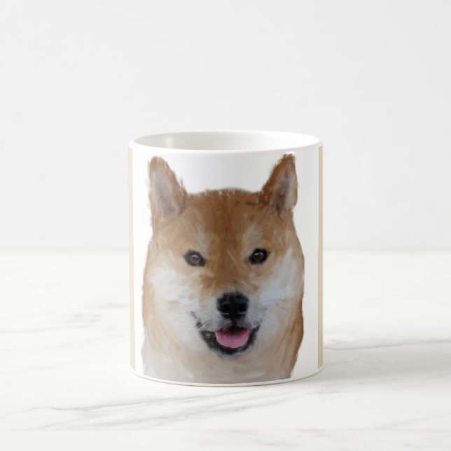 Taza De Café Hermoso Shiba Inu Mug (Centro)