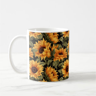 Taza De Café Hermoso Sunflower Mug