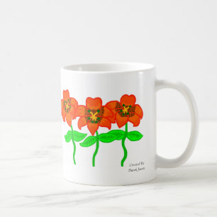 Taza De Café Hermoso Tiger Lilies Café Mug