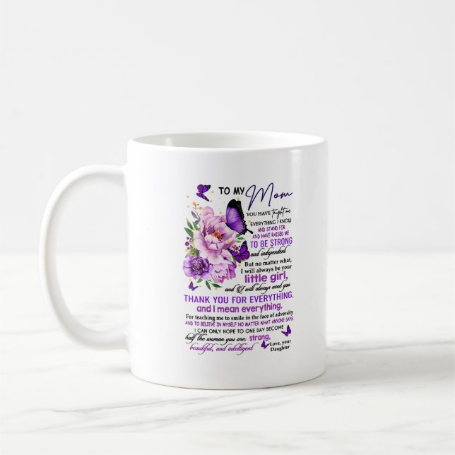 Taza De Café Hermoso tributo a mujeres fuertes e independientes (Izquierda)