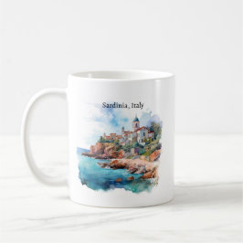 Taza De Café Hermoso viaje acuático de Cerdeña Italia