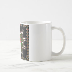 Taza De Café Hermoso y encantador motivo cultural keniano geomé