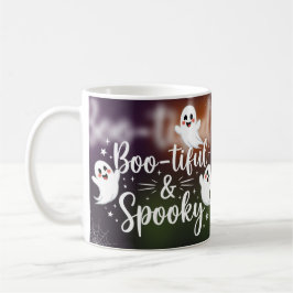 Taza De Café Hermoso y espeluznante - Fantasma lindo Halloween