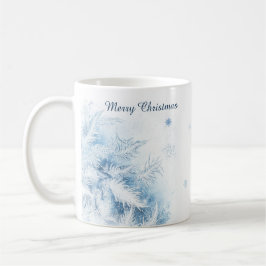 Taza De Café Hermosos Navidades de escarcha de invierno