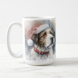 TAZA DE CAFÉ HERMOSOS NAVIDADES TERRIER DOG