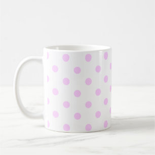 Taza De Café Hermosos puntos de polka rosa