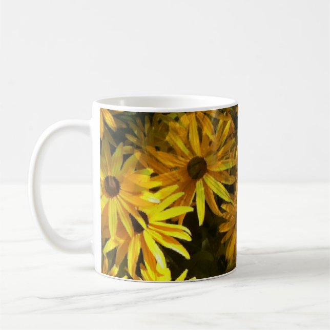 Taza De Café Hermosos Sunflowers Coffee Mug (Izquierda)