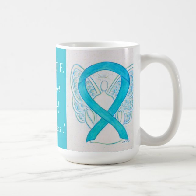Taza De Café Hernia Diafragmática Congénita (CDH) Angel Mug (Derecha)