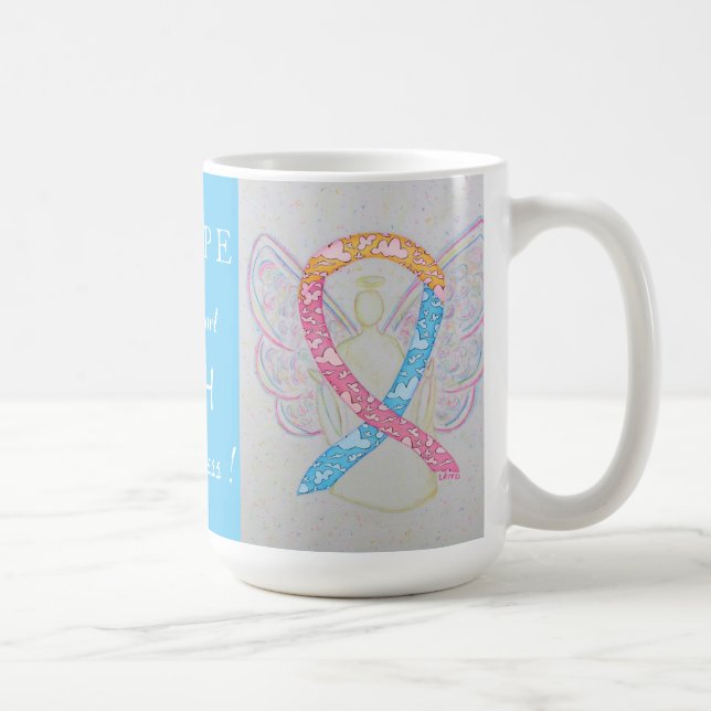 Taza De Café Hernia Diafragmática Congénita (CDH) Angel Mug (Derecha)