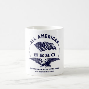 Taza De Café Héroe americano