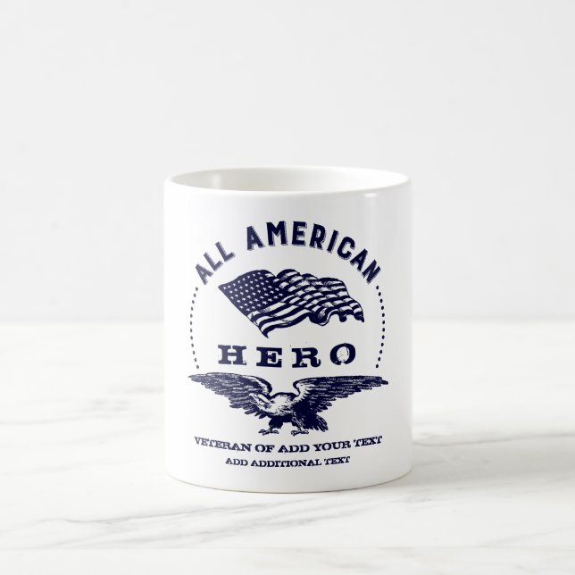 Taza De Café Héroe americano (Centro)