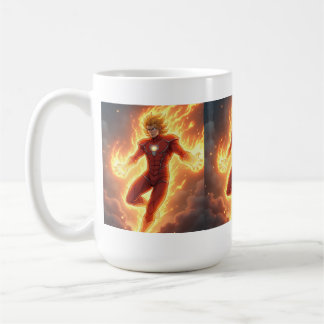 Taza De Café Héroe de Anime Potenciándose