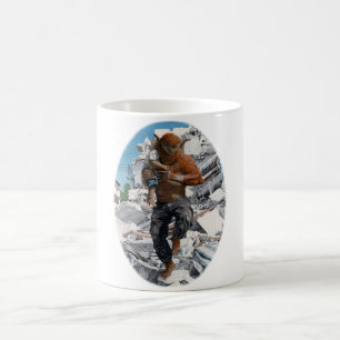 Taza De Café Héroe del Bugbear rescatando a niños fantasmas caf