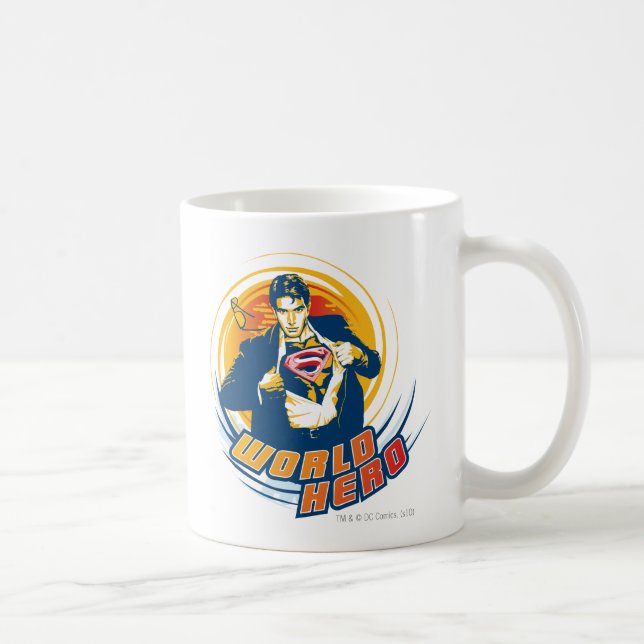 Taza De Café Héroe del Mundo Superman (Derecha)