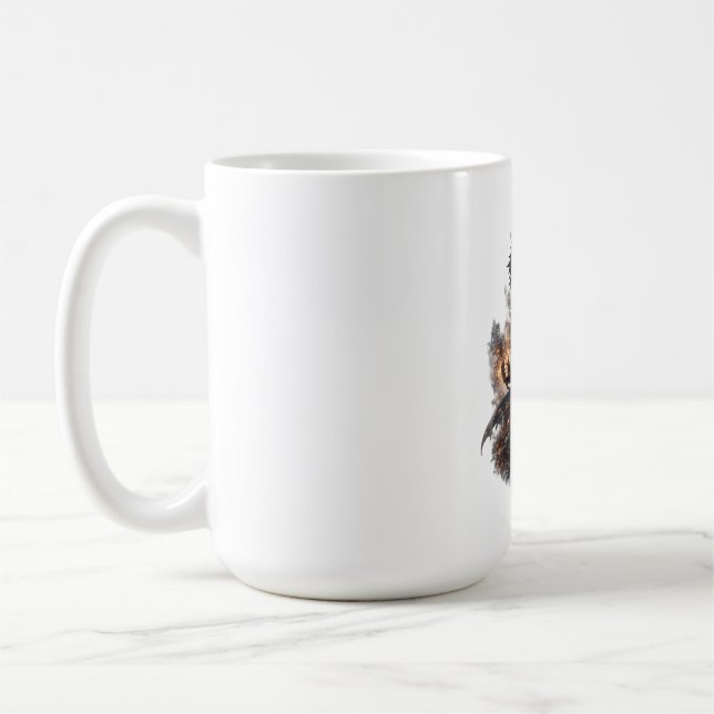 Taza De Café Héroe del Puño Ardiente (Izquierda)