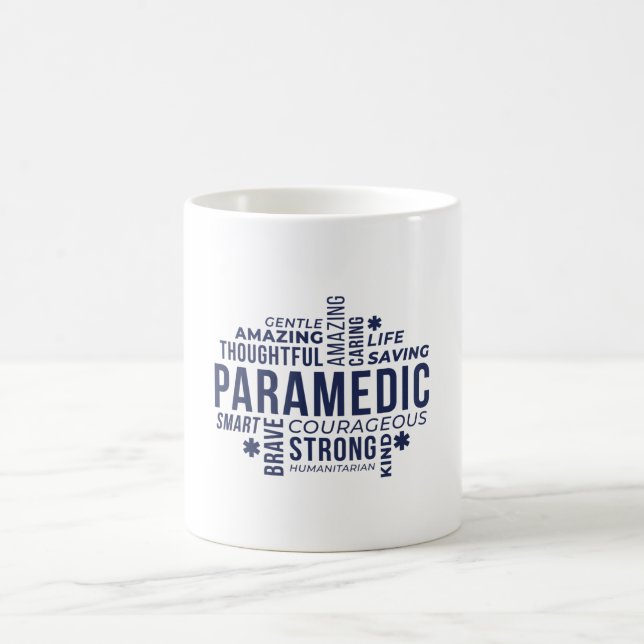 Taza De Café Héroe paramédico (Centro)
