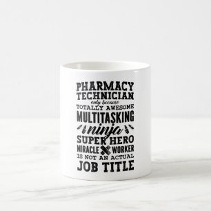 Taza De Café Héroe Técnico Farmacéutico Técnico Técnico Técnico