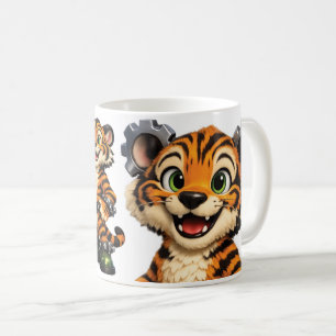 Taza De Café Héroes Tigres Mecánicos