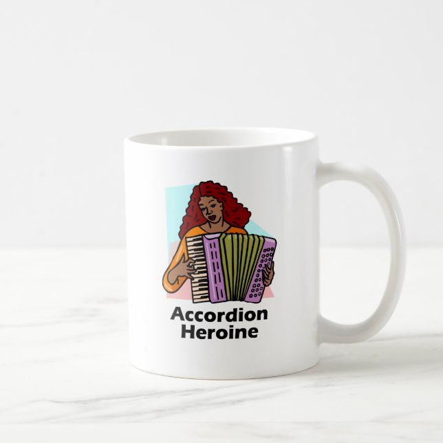 Taza De Café Heroína del acordeón (Derecha)