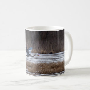 Taza De Café Heron Take Off Coffee Mug