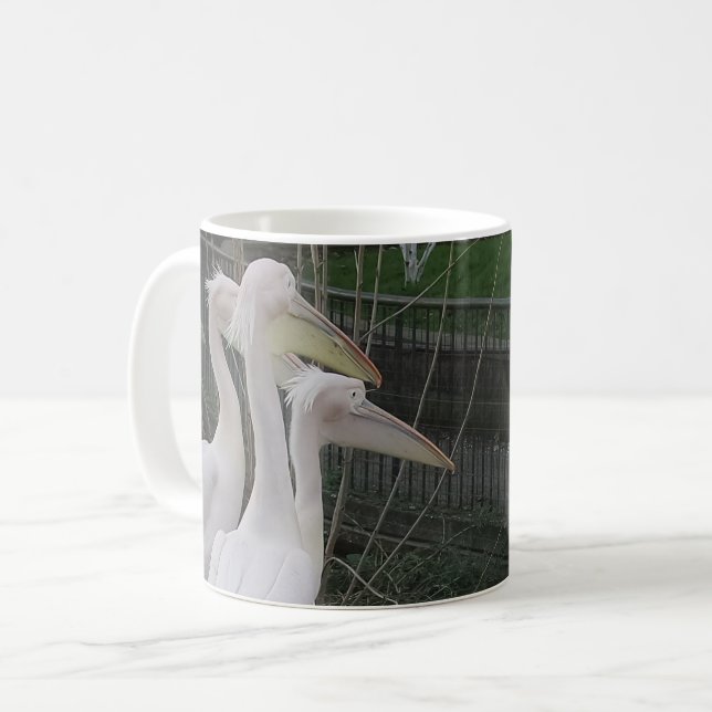 Taza De Café Herons White Coffee Mug (Anverso izquierdo)