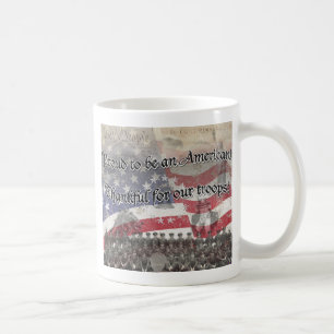 Taza De Café Heros de EE.UU. Gracias por nuestras tropas! - asp
