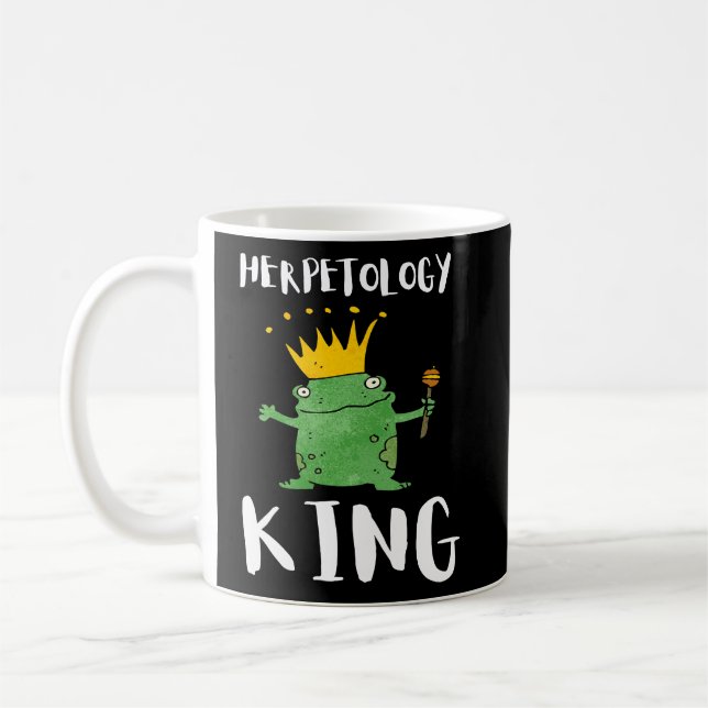 Taza De Café Herpetología Reptiles Y Anfibios Herpetología Ki (Izquierda)