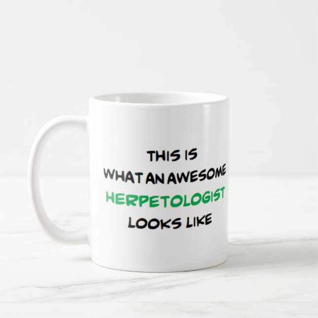 Taza De Café herpetólogo, increíble (Izquierda)