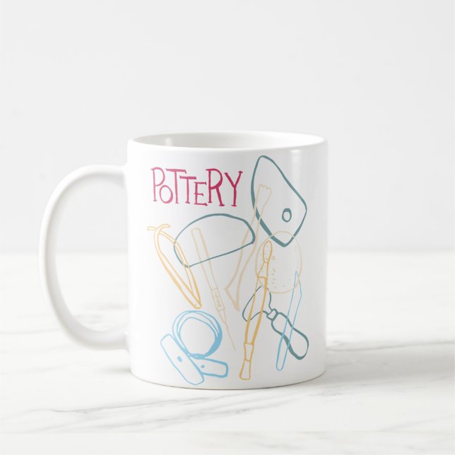 Taza De Café Herramientas de alfarería (Izquierda)