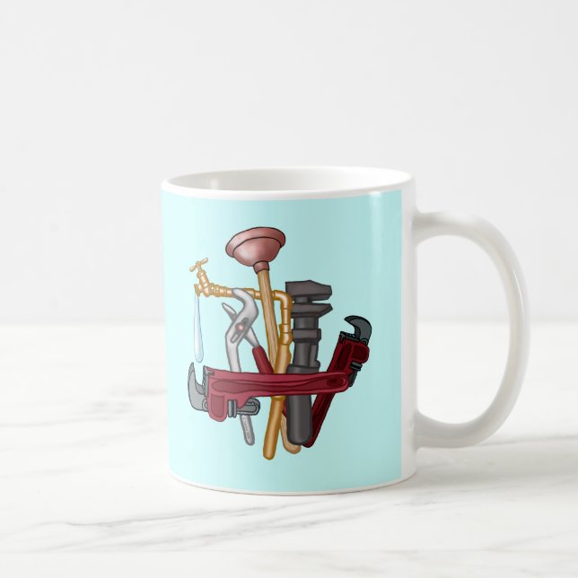 Taza De Café Herramientas de fontanero (Derecha)