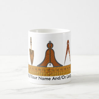 Taza De Café Herramientas de funcionamiento del Freemason